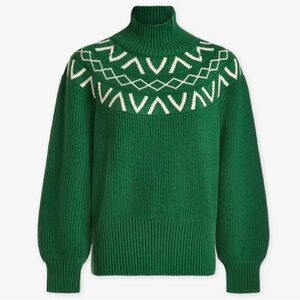 NWT Varley Marcie Fairisle Sweater